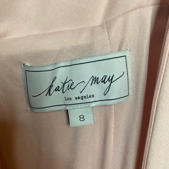 Katie May Titan One Shoulder Cutout Crepe Gown - Picture 5 of 9